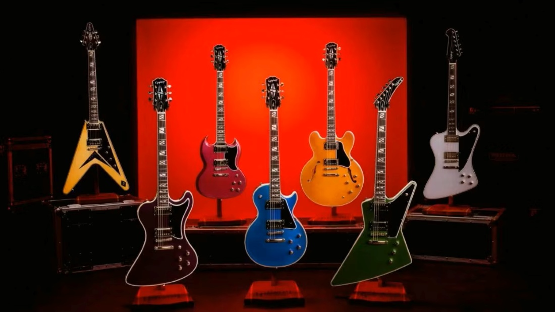 Epiphone lanceert Futura-serie: klassieke vormen met een futuristische upgrade