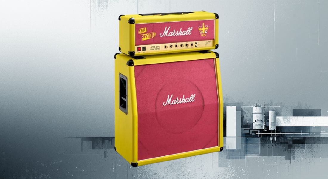 Marshall en Sex Pistols vieren 50 jaar punk met iconische JCM800 halfstack