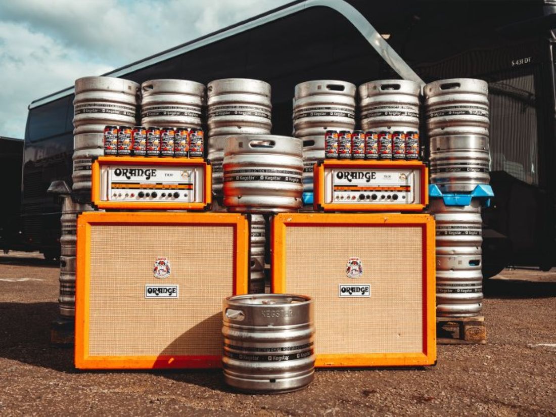Orange brengt eigen IPA bier uit voor gitaristen