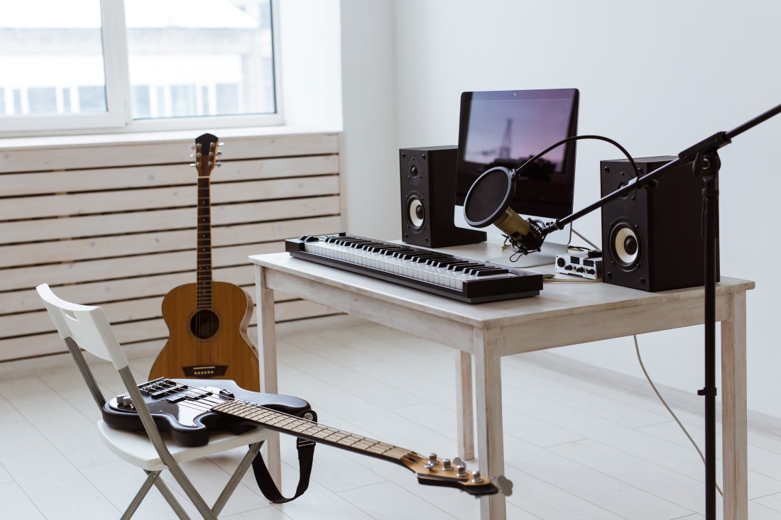 Professionele gitaaropnames thuis maken met een klein budget