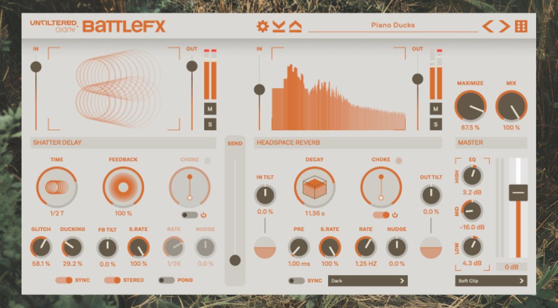 Unfiltered Audio BattleFX: gratis plugin vol glitchy delays en experimentele reverbs