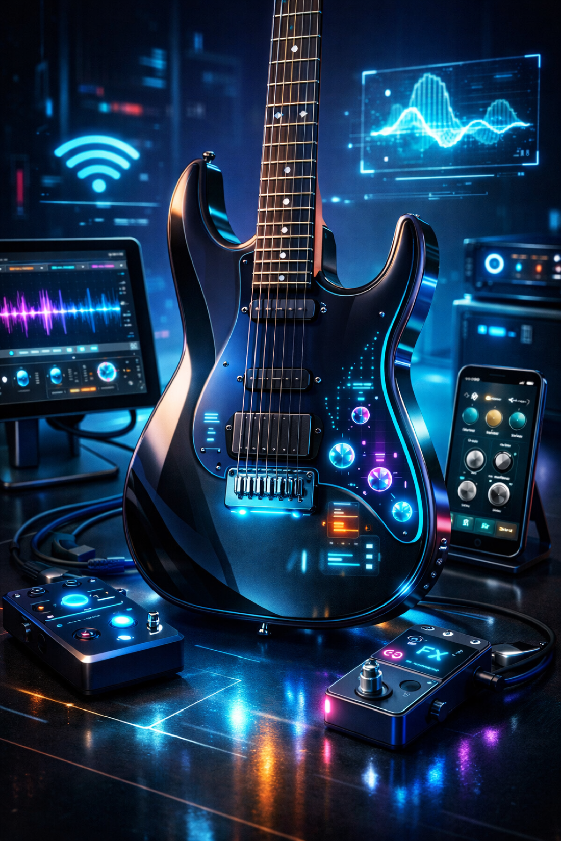 Waarom slimme gitaren en connected gear de toekomst van muziek maken bepalen