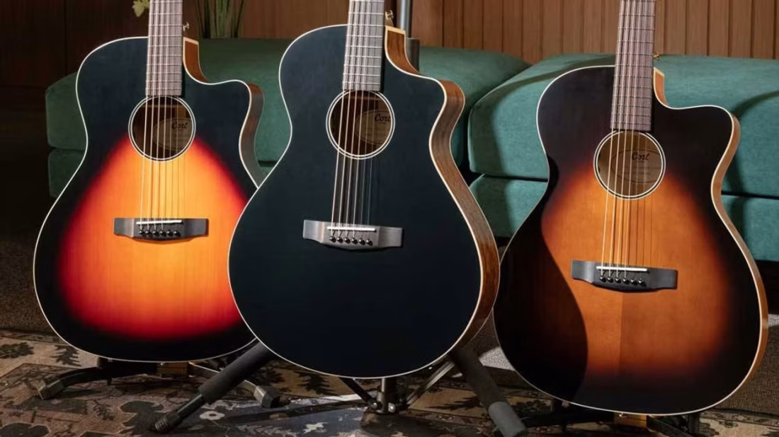 Cort breidt Core Series uit met premium akoestische gitaren voor moderne spelers