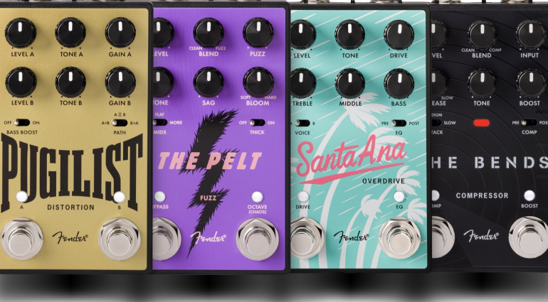 Fender V2 Pedals: Nieuw voer voor de rockgitarist