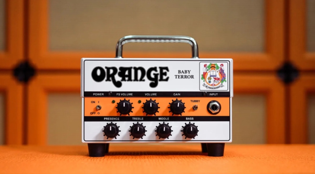 UpsizingGear_Orange Baby Terror, compacte 20 watt versterker met verrassend veel mogelijkheden