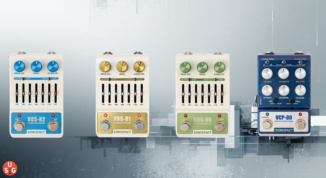 Sonisfact zet zichzelf op de kaart met opvallende serie analoge effectpedalen