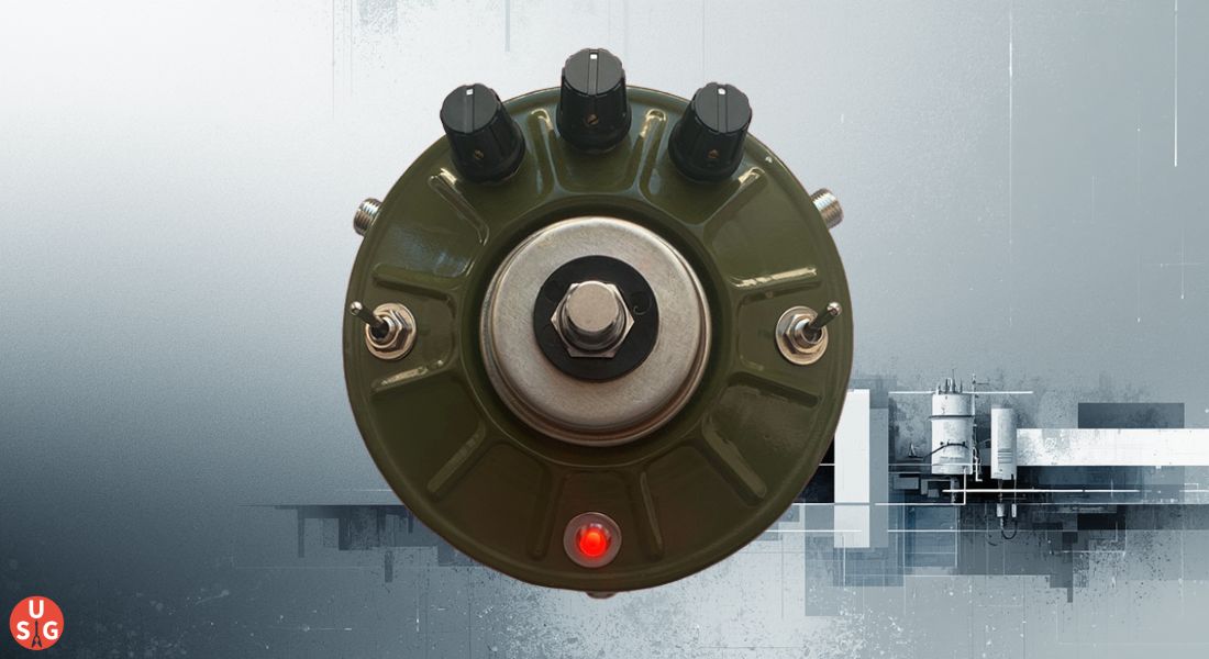 UpsizingGear_Talisman Audio GP7 een fuzzpedaal uit een Sovjet-gasmaskerblik