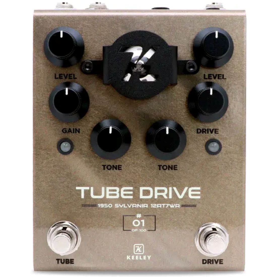 Keeley Tube Drive met vintage Sylvania 12AT7WA: klassieke buizentoon in een modern pedaal