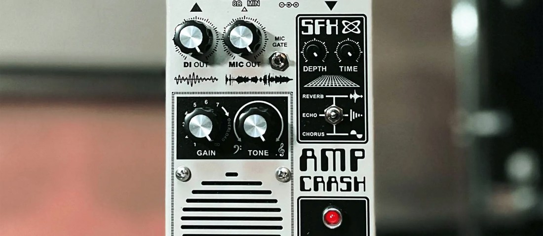 Death By Audio en Rainger FX stoppen een echte versterker in een pedaal met de Amp Crash