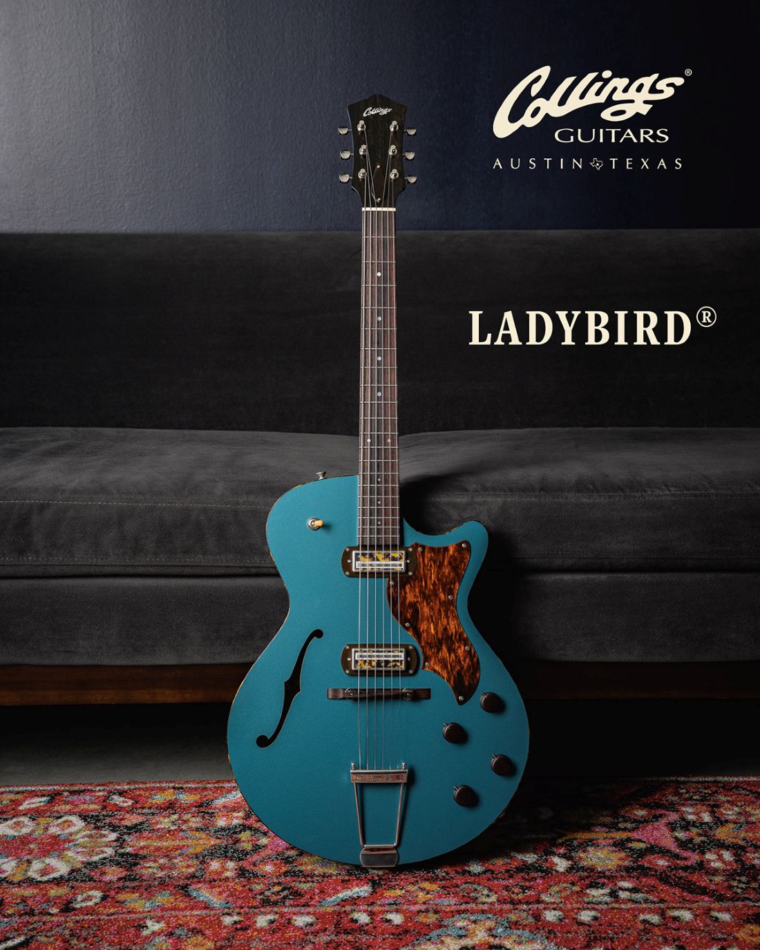 UpsizingGear_Collings Ladybird een volledig holle elektrische gitaar met vintage karakter