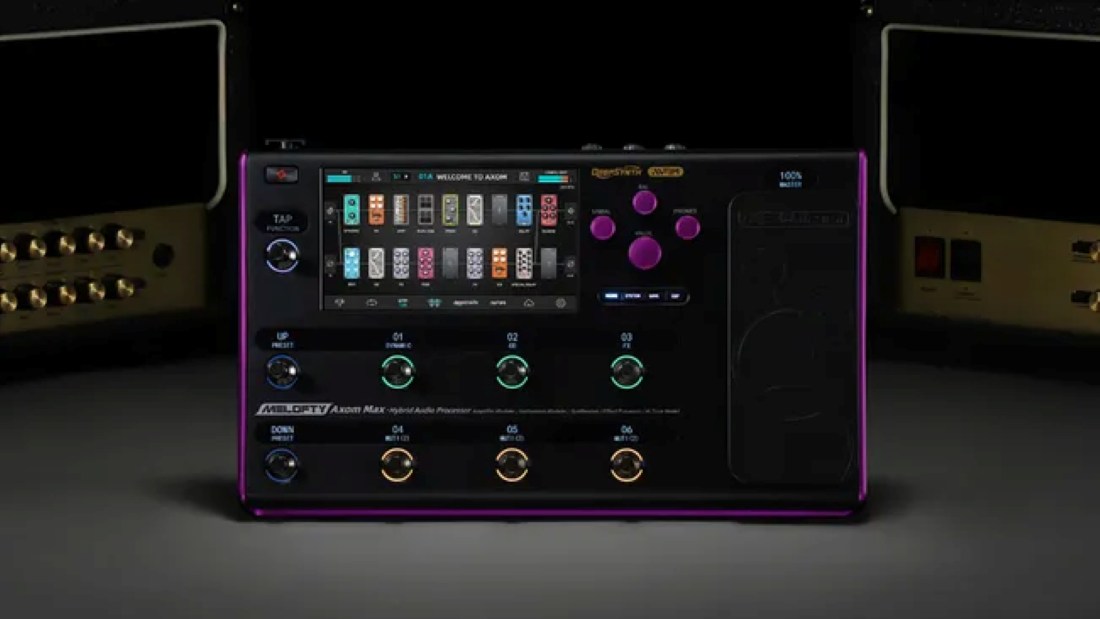 Melofty Axom Max combineert amp-modeling, gitaarsynth en opnamefuncties