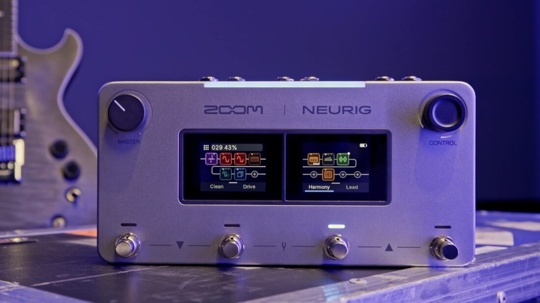 Zoom Neurig combineert NAM-ampmodelling met AI en touchscreen